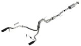 Borla F-150 2021 5.0L 4dr CC SB EC STB Lariat/KR/Pltnm/LTD 3/2.25 SRE Cat-Back S-Type Black CHR Tips thumbnail 7