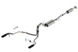 Borla F-150 2021 5.0L 4dr CC SB EC STB Lariat/KR/Pltm/LTD 3/2.25 SRE Cat-Back Touring Black CHR Tips thumbnail 3
