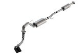 Borla F-150 2021 5.0L 4dr CC SB EC STB Lariat/KR/Pltnm/LTD 3/2.25 DSE Cat-Back Touring BLK CHR Tips thumbnail 1
