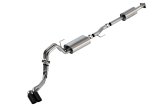Borla F-150 2021 5.0L 4dr CC SB EC STB Lariat/KR/Pltnm/LTD 3/2.25 DSE Cat-Back Touring BLK CHR Tips thumbnail 2