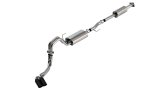 Borla F-150 2021 5.0L 4dr CC SB EC STB Lariat/KR/Pltnm/LTD 3/2.25 DSE Cat-Back Touring BLK CHR Tips thumbnail 5