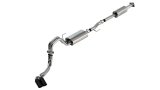 Borla F-150 2021 5.0L 4dr CC SB EC STB Lariat/KR/Pltnm/LTD 3/2.25 DSE Cat-Back Touring BLK CHR Tips thumbnail 7