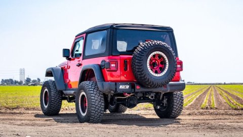 Borla 18-21 Jeep Wrangler JL 2.0L 2DR Climber 2.75in Turn Down Tip S-Type Cat-Back Exhaust thumbnail 4