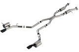 Borla 2021+ Dodge Durango SRT Hellcat 6.2L V8 AWD S-Type Cat-Back Exhaust System - Black Chrome Tips thumbnail 1