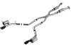 Borla 2021+ Dodge Durango SRT Hellcat 6.2L V8 AWD S-Type Cat-Back Exhaust System - Black Chrome Tips thumbnail 7