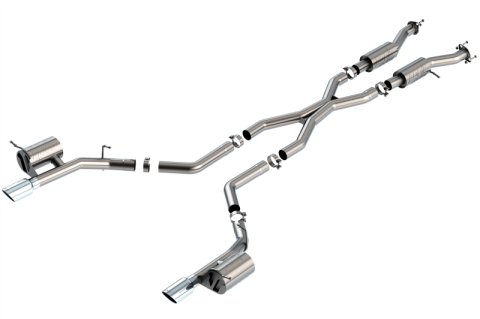 Borla 2021+ Dodge Durango SRT Hellcat 6.2L V8 AWD ATAK Cat-Back Exhaust System - T-304SS thumbnail 1