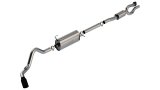 Borla 20-22 F-250/F-350 SUPER DUTY 7.3L V8 AT 2WD / 4WD 4DR WB142 S-TYPE Cat Back S RD RL AC S BLACK thumbnail 2