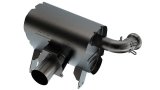 Borla 15-22 Can-Am Maverick X3 900cc Triple Turbo Manifold-Back Exhaust Atak Muffler - Black Coated thumbnail 5