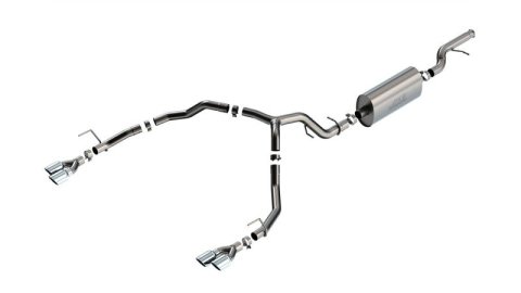 Borla 21-22 Chevrolet Tahoe 5.3L V8 2/4WD 4DR 3.00in/2.75in Touring Cat-Back Exhaust w/ Chrome Tips thumbnail 2