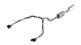 Borla 21-22 Chevy Tahoe 5.3L V8 2/4WD 4DR 3in/2.75in S-Type Cat-Back Exhaust w/ Black Chrome Tips thumbnail 1