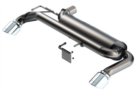 Borla 21-22 Ford Bronco 2.3L 4WD Touring Axle Back Exhaust w/ Bright Chrome Tips thumbnail 2