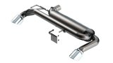 Borla 21-22 Ford Bronco 2.3L 4WD S-Type Axle Back Exhaust w/ Bright Chrome Tips thumbnail 2