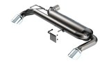 Borla 21-22 Ford Bronco 2.3L 4WD S-Type Axle Back Exhaust w/ Bright Chrome Tips thumbnail 8