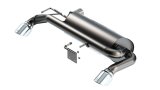 Borla 21-22 Ford Bronco 2.7L V6 4WD Touring Axle Back Exhaust w/ Bright Chrome Tips thumbnail 1