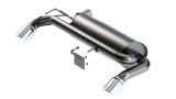 Borla 21-22 Ford Bronco 2.7L V6 4WD Touring Axle Back Exhaust w/ Bright Chrome Tips thumbnail 2
