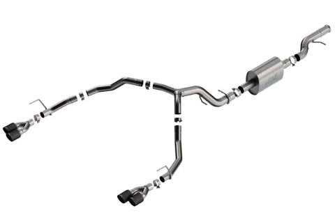 Borla 21-22 Chevrolet Tahoe 6.2L V8 2/4WD 4DR T-304 SS S-Type Cat-Back Exhaust w/ Carbon Fiber Tips thumbnail 4