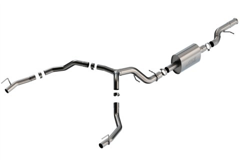 Borla 21-22 Cadillac Escalade 6.2L V8 2/4WD 4DR S-Type Cat-Back Exhaust w/ Factory Bezel Tips thumbnail 1
