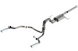 Borla 21-22 Ford F-150 Powerboost 3.5L V6 2WD & 4WD 4DR 3in, 2.25in S-TYPE Catback w/ Chrome Tip thumbnail 2