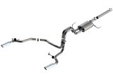 Borla 21-22 Ford F-150 Powerboost 3.5L V6 2WD & 4WD 4DR 3in, 2.25in S-TYPE Catback w/ Chrome Tip thumbnail 3