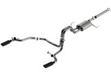 Borla 21-22 F-150 Powerboost 3.5L V6 2WD & 4WD 4DR 3in, 2.25in S-TYPE Catback w/ Black Chrome Tips thumbnail 2