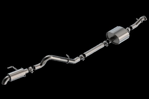Borla 21-22 Ford Bronco 2.7L 2DR/4DR T-304 Stainless Steel Cat-Back Touring Exhaust - Brushed thumbnail 2