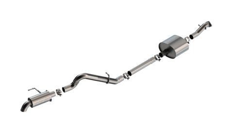 Borla 21-22 Ford Bronco 2.7L 2DR/4DR T-304 Stainless Steel Cat-Back Touring Exhaust - Brushed thumbnail 3