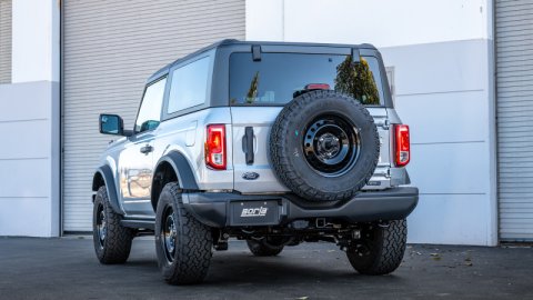 Borla 21-22 Ford Bronco 2.7L 2DR/4DR T-304 Stainless Steel Cat-Back Touring Exhaust - Brushed thumbnail 4