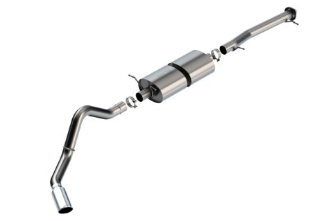 Borla 20-22 Chevrolet/GMC Silverado/Sierra 6.6L T-304 SS Cat-Back S-Type Exhaust - Brushed thumbnail 1