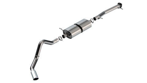 Borla 20-22 Chevrolet/GMC Silverado/Sierra 6.6L T-304 SS Cat-Back S-Type Exhaust - Brushed thumbnail 4