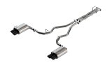 Borla 19-22 Ford Explorer 3.0L V6 AT AWD 4DR 2.25in ATAK Catback Exhaust - Black Chrome Tip thumbnail 1