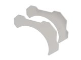 Borla 3in T-304 Stainless Steel Pipe/ Tube Bracket Kit (2 pieces) thumbnail 5