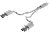Borla 2018-2022 Ford Mustang GT Cat-Back Exhaust System Touring- Carbon Fiber Tips thumbnail 1