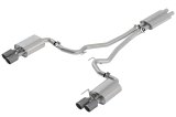 Borla 2018-2022 Ford Mustang GT Cat-Back Exhaust System Touring- Carbon Fiber Tips thumbnail 2