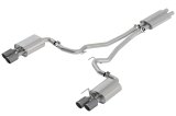 Borla 2018-2022 Ford Mustang GT Cat-Back Exhaust System Touring- Carbon Fiber Tips thumbnail 3
