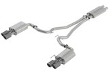 Borla 2018-2022 Ford Mustang GT Cat-Back Exhaust System Touring- Carbon Fiber Tips thumbnail 5