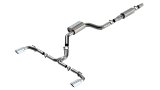 Borla 22-23 Volkswagen Golf GTI 2.0L AT/MT 3inch S-Type Cat-Back Exhaust - 4in Split Single Tips thumbnail 2