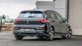 Borla 22-23 Volkswagen Golf GTI 2.0L AT/MT 3inch S-Type Cat-Back Exhaust - 4in Split Single Tips thumbnail 3