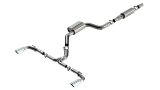 Borla 22-23 Volkswagen Golf GTI 2.0L AT/MT 3inch S-Type Cat-Back Exhaust - 4in Split Single Tips thumbnail 8