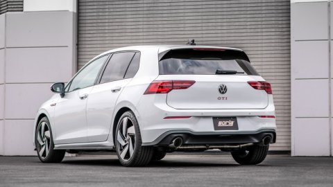 Borla 22-23 Volkswagen Golf GTI 2.0L AT/MT 3inch S-Type Cat-Back Exhaust - 4in Brushed SS Tips thumbnail 3