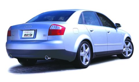 Borla Cat Back system for 02-08 Audi A4 Quattro 2.0L 4cyl thumbnail 1