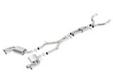 Borla Chevy 16-17 Camaro 6.2L ATAK Catback w/ Dual Tips (NPP) Dual Split Rear Exit thumbnail 3