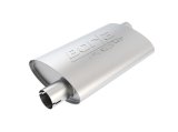 Borla Universal Pro-XS Oval 2.25in Inlet / Outlet Offset Notched Muffler thumbnail 2