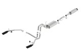 Borla 11-14 Ford F-150 5.0L Stainless Steel S-Type Catback Exhaust - 4in Tips Single Split Rear Exit thumbnail 6