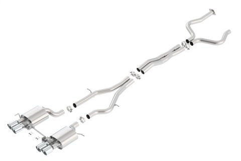 Borla 2016 Cadillac ATS-V 3.6L Twin Turbo Catback Exhaust 4in Tips Dual Split Rear Exit thumbnail 3
