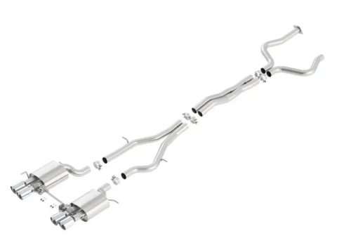 Borla 2016 Cadillac ATS-V 3.6L Twin Turbo Catback Exhaust 4in Tips Dual Split Rear Exit thumbnail 7