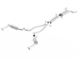 Borla 14-15 Chevy Camaro SS / ZL1 SS Single Catback Exhaust System w/ Single Rear Exit thumbnail 4