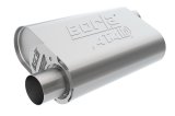 Borla CrateMuffler SBC Hot 350/383 3inch Offset/Offset 14in x 4.35in x 9in Oval Muffler thumbnail 1