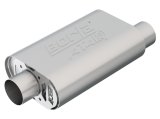 Borla CrateMuffler SBC Hot 350/383 3 inch Offset/Center 14in x 4.35in x 9in Oval Muffler thumbnail 3