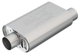 Borla CrateMuffler SBC Hot 350/383 3 inch Offset/Center 14in x 4.35in x 9in Oval Muffler thumbnail 6