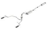 Borla 15-17 Ford F-150 2.7L/ 3.5L EcoBoost/ 5.0L V8 Rear Exit S-Type Catback Exhaust Black Chrome thumbnail 3